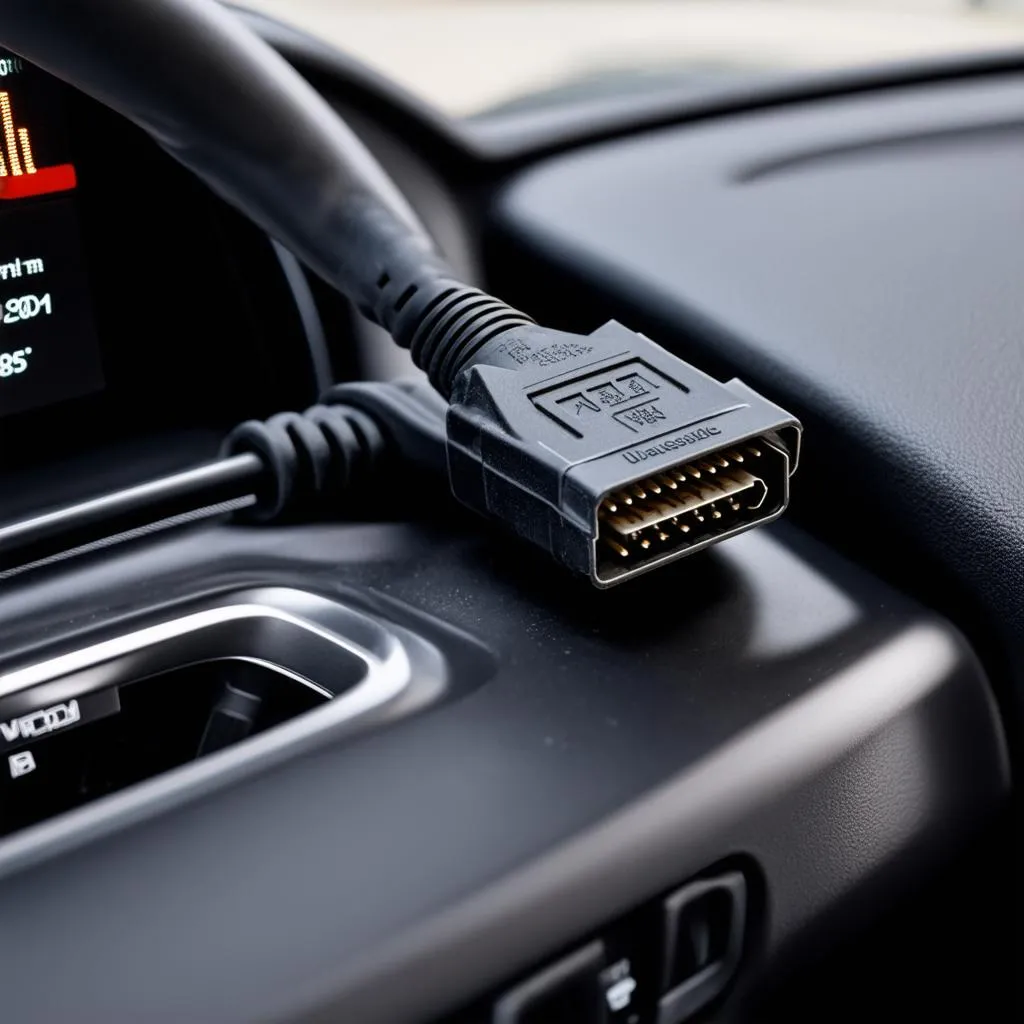 VCDS Interface Connected to Audi