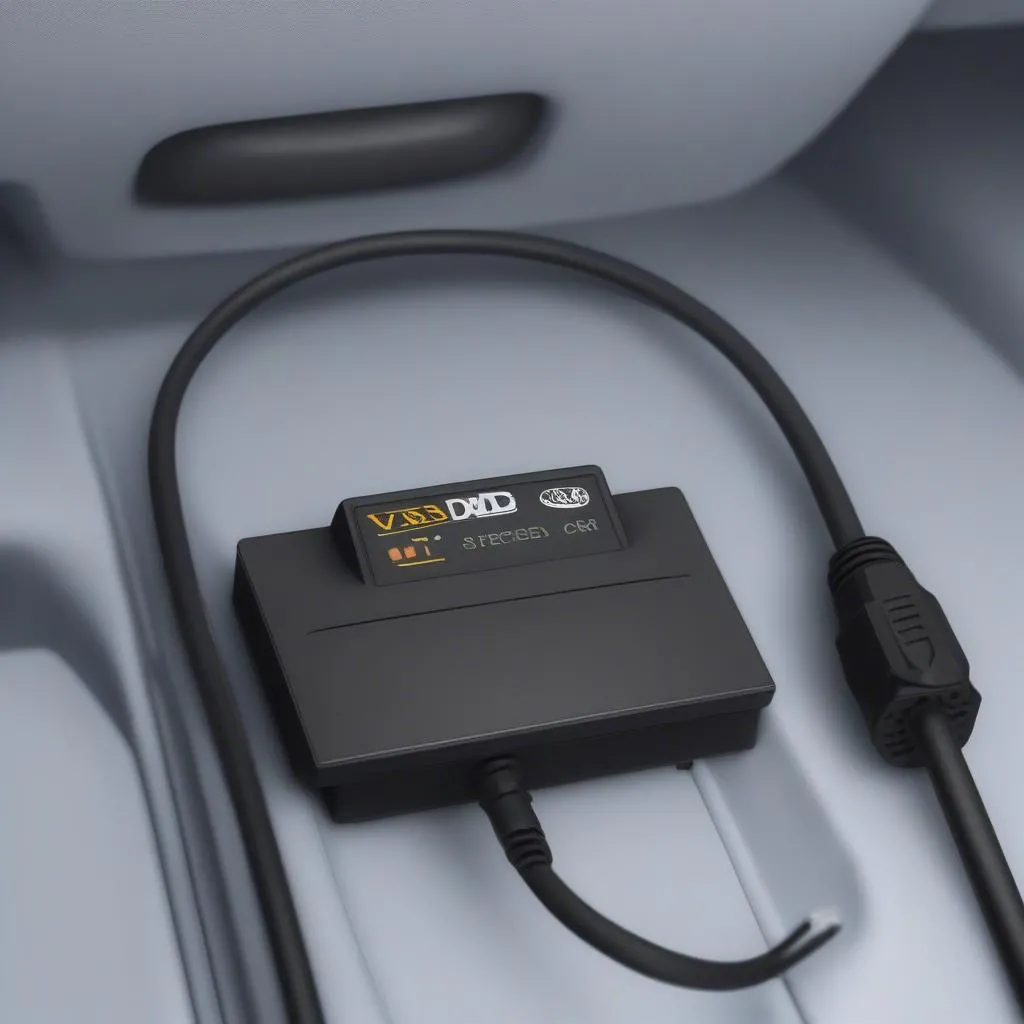 VCDS Interface Connected to Car