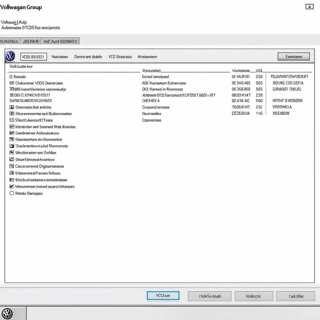 VCDS Software Dashboard