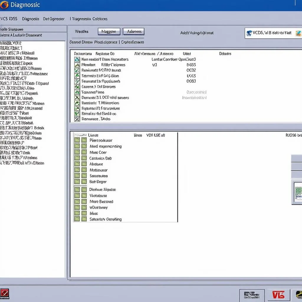 VCDS software interface