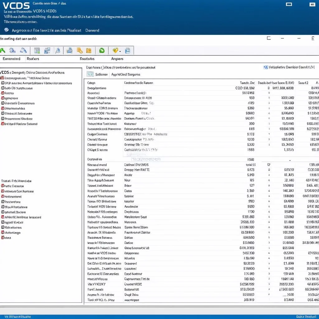 VCDS Software Interface