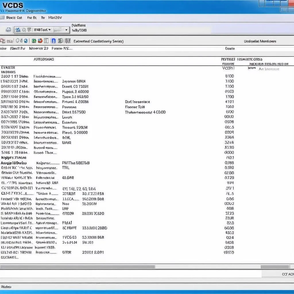 VCDS Software Interface