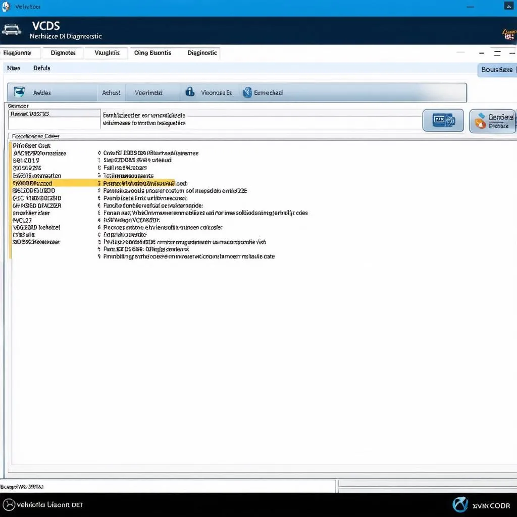 VCDS Software Interface