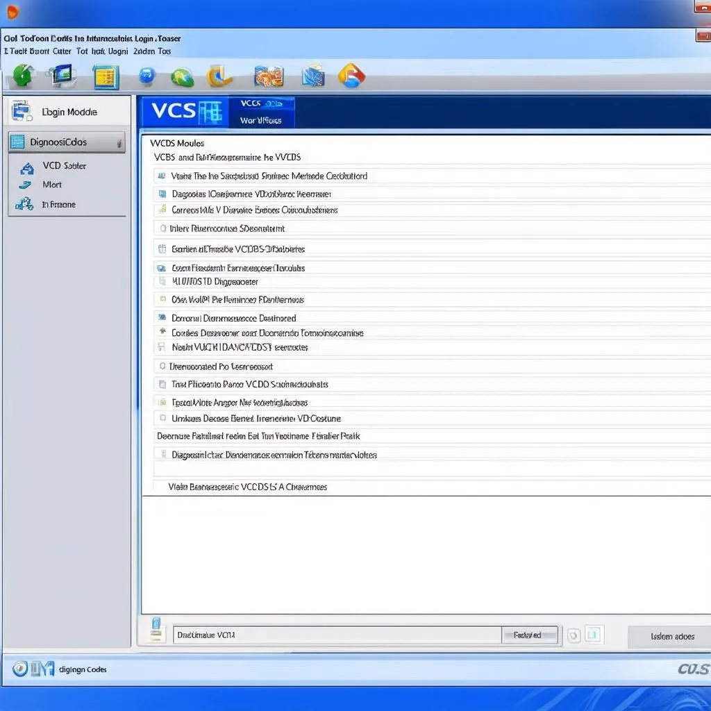 VCDS Software Interface