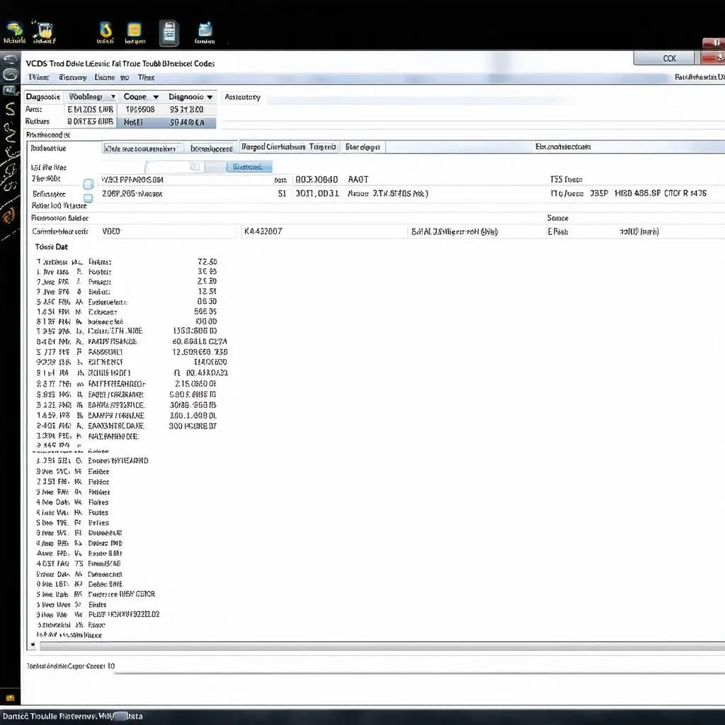 VCDS Software Interface Screenshot