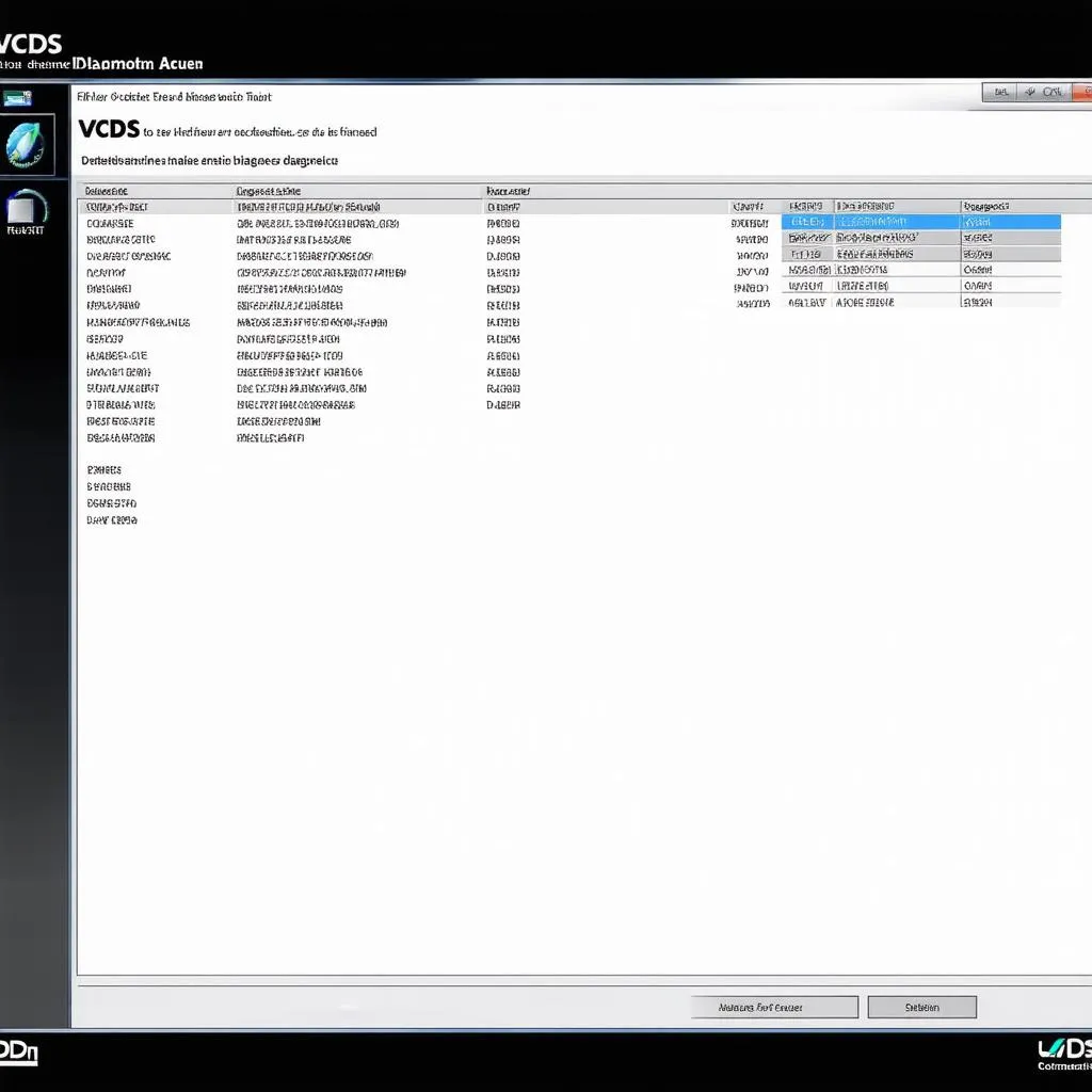 VCDS software interface on a laptop