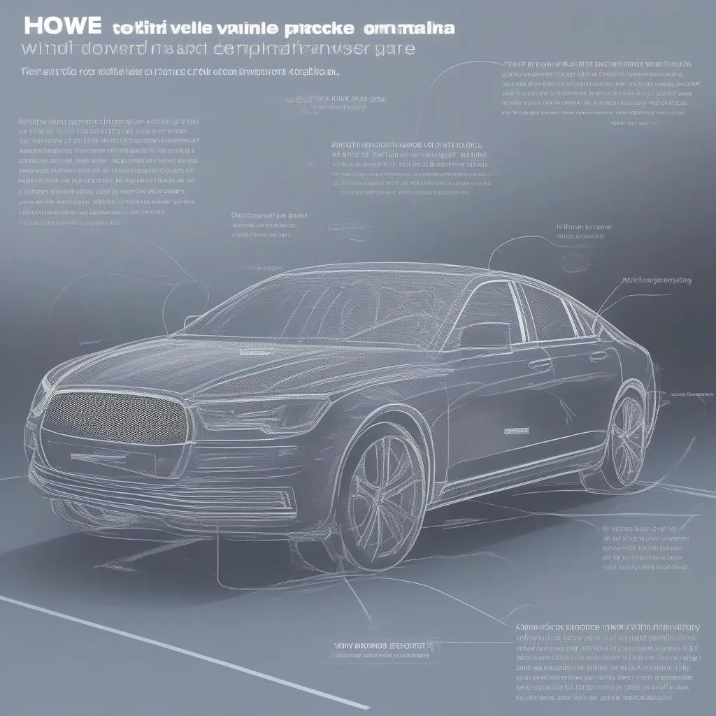 Vehicle Etching Process Illustration