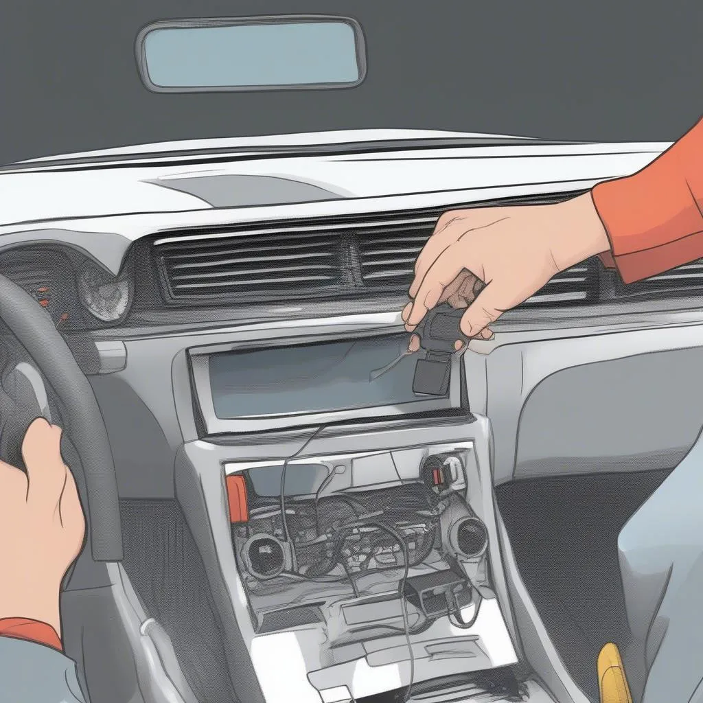 Installing a Vehicle Recovery System in a Car