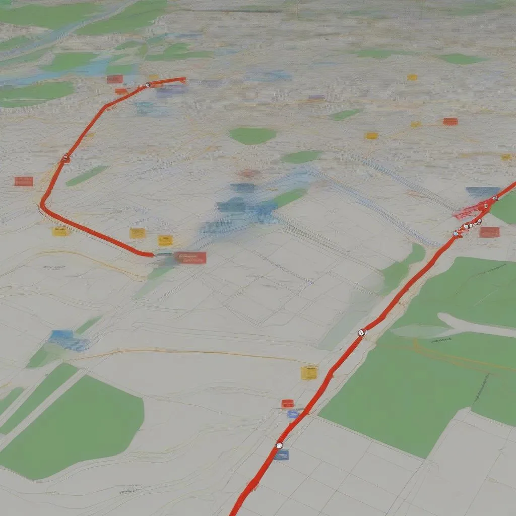 Vehicle Recovery System Tracking on a Computer Screen