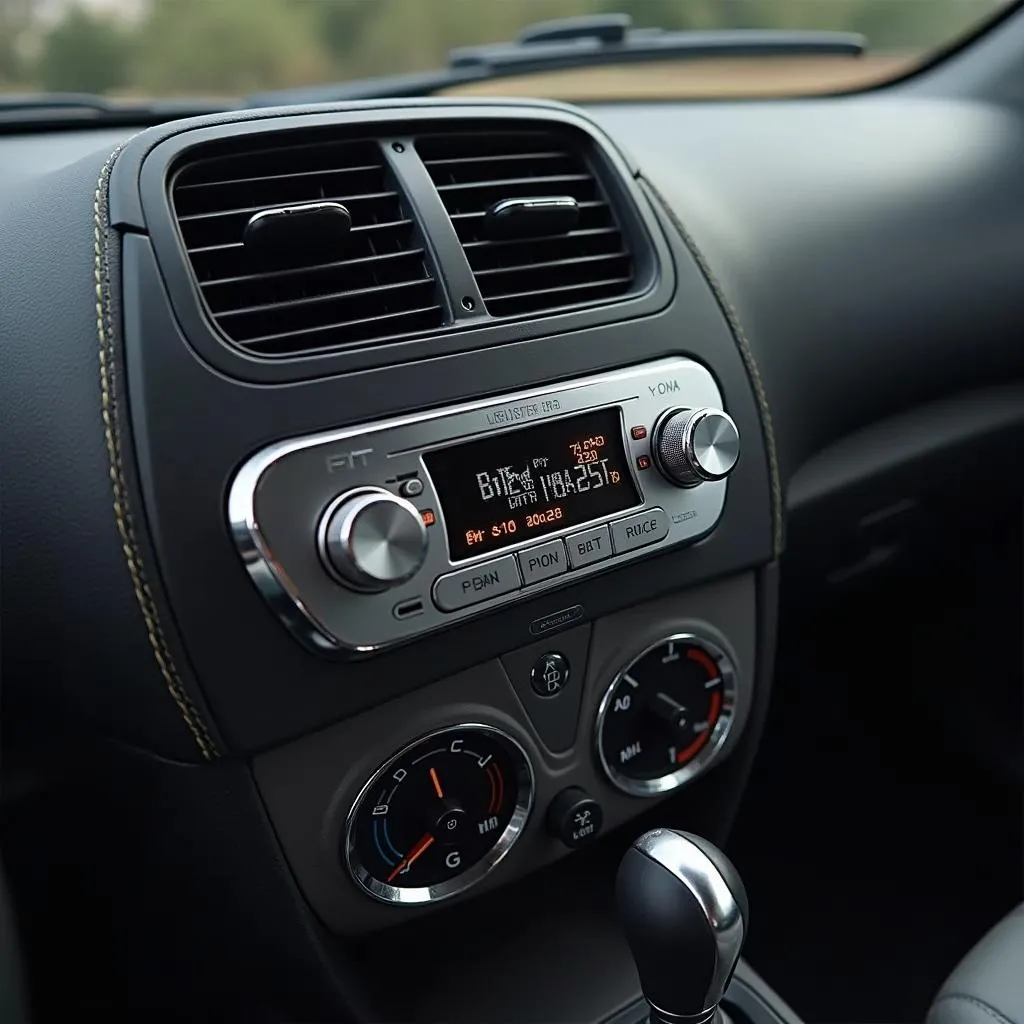 Vintage Car Radio with Bluetooth