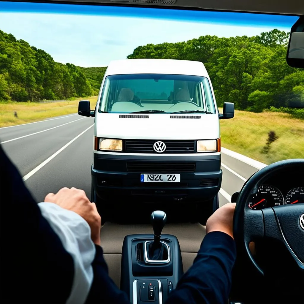 VW T4 Cruise Control in Use