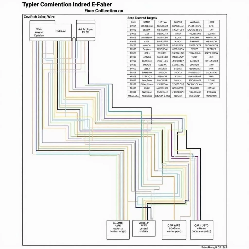 Wiring diagram for a car radio