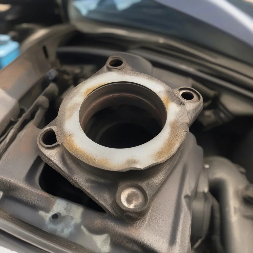 Worn Engine Mount