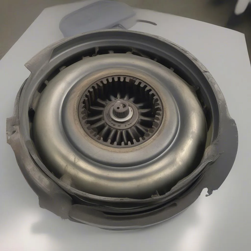 Worn Torque Converter