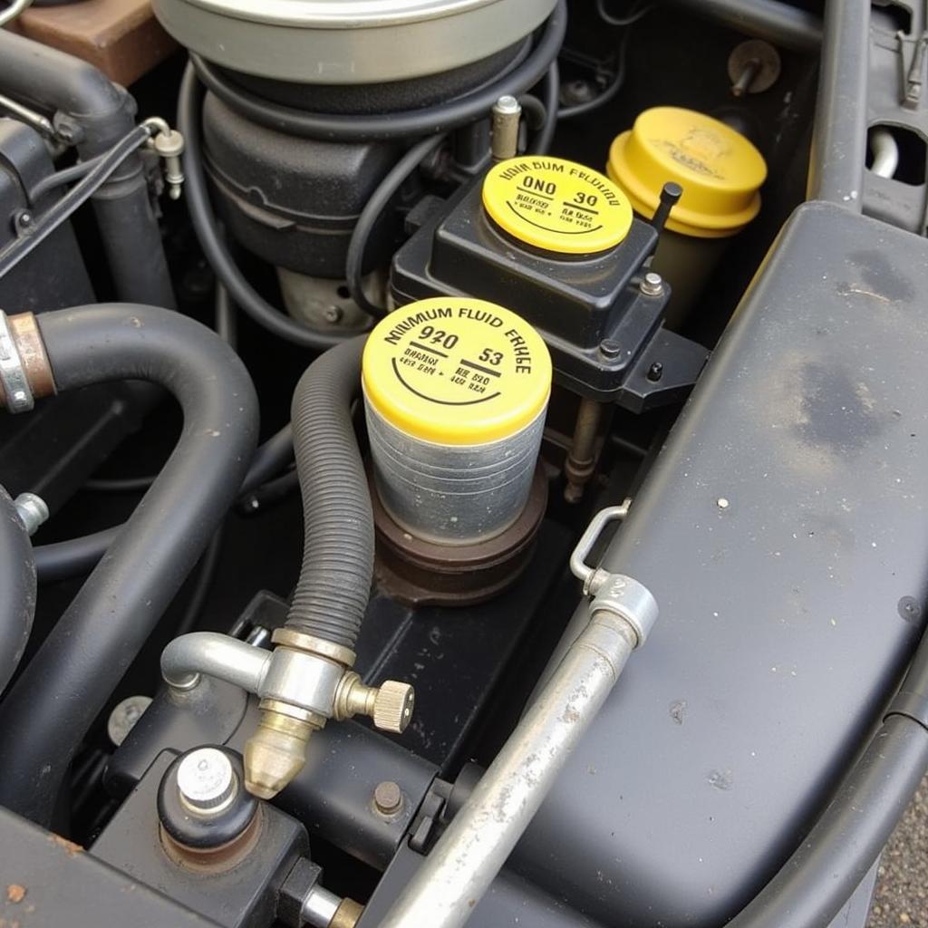 1971 Porsche 914 Brake Fluid Reservoir Location