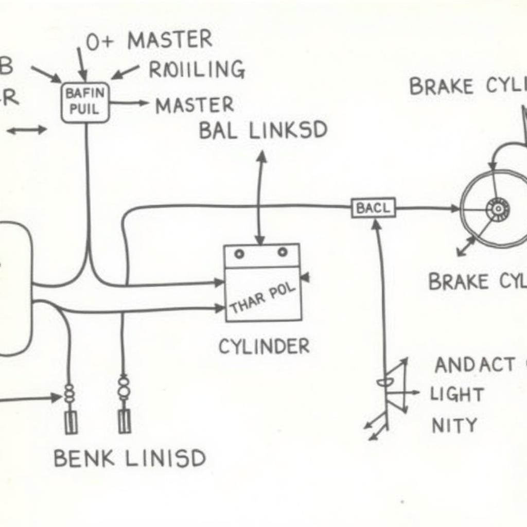 1971 Porsche 914 Brake System Diagram with Wiring