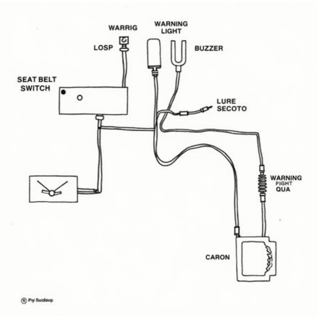 Wiring Diagram for 1973 VW Beetle Seat Belt Warning System