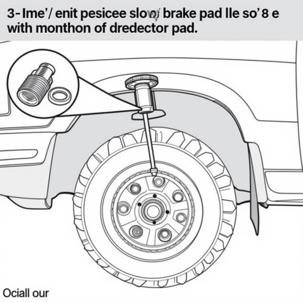 Brake Pad Sensor Mounting on a 1997 Ford Explorer