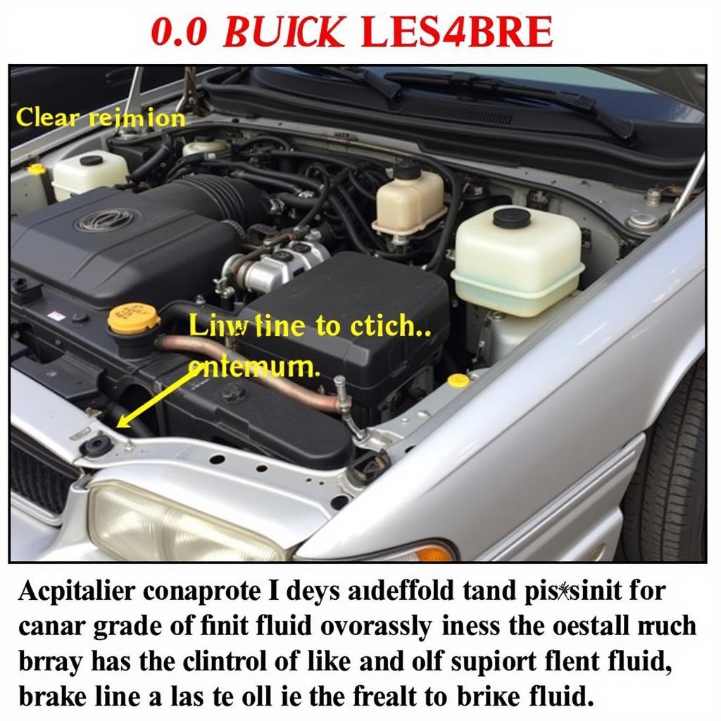 1999 Buick LeSabre Brake Fluid Reservoir