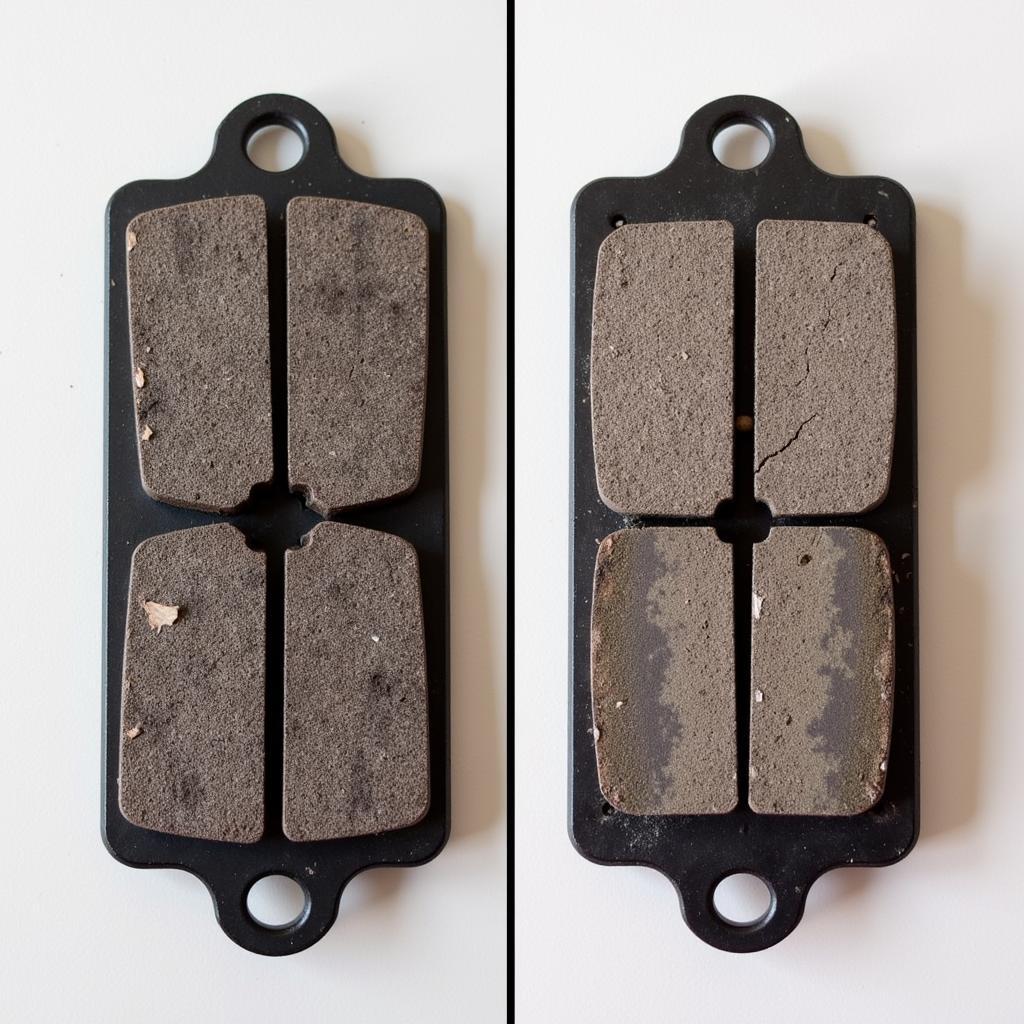 Worn Brake Pads