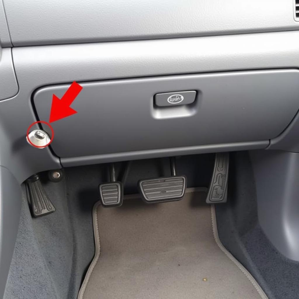 Location of the Brake Light Switch in a 2003 Acura TL