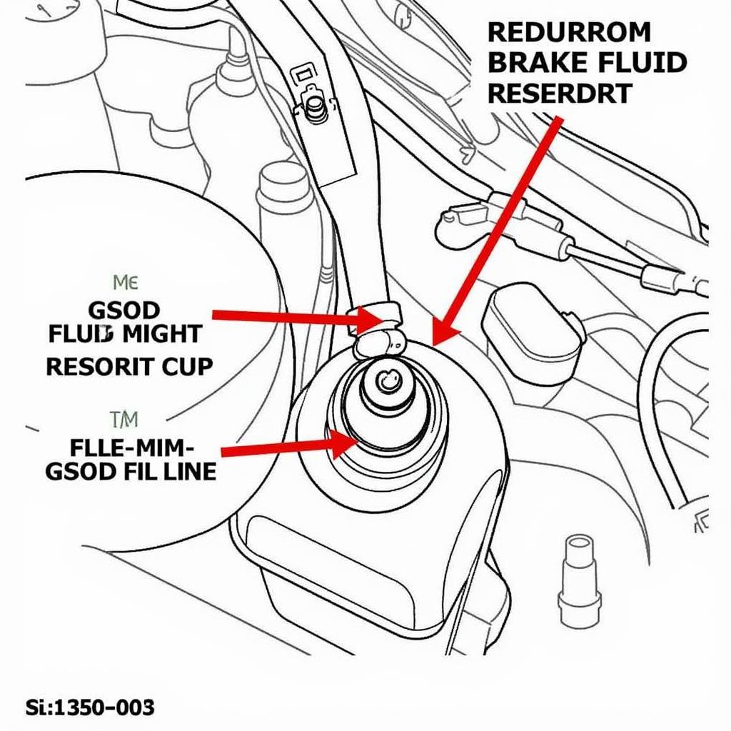 2003 Chevy Malibu Brake Fluid Reservoir