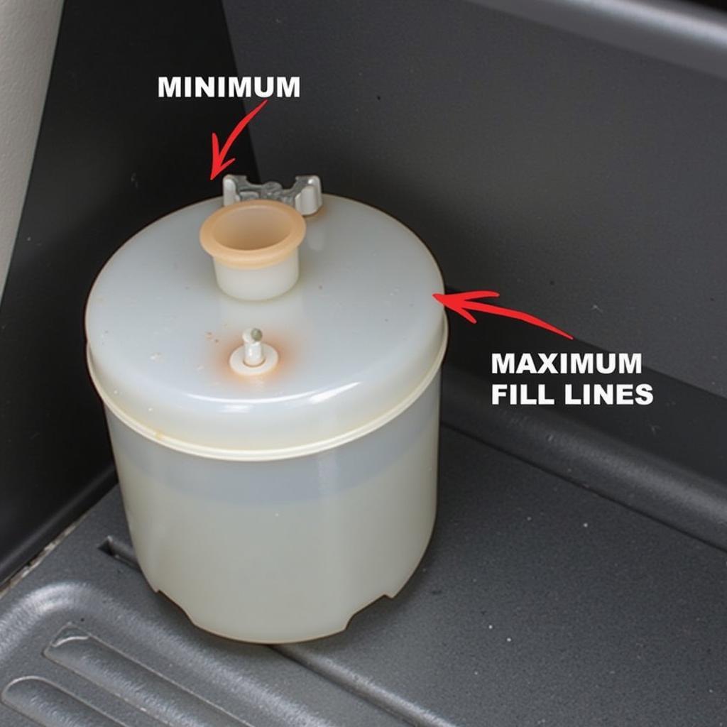 2005 Hyundai Elantra Brake Fluid Reservoir