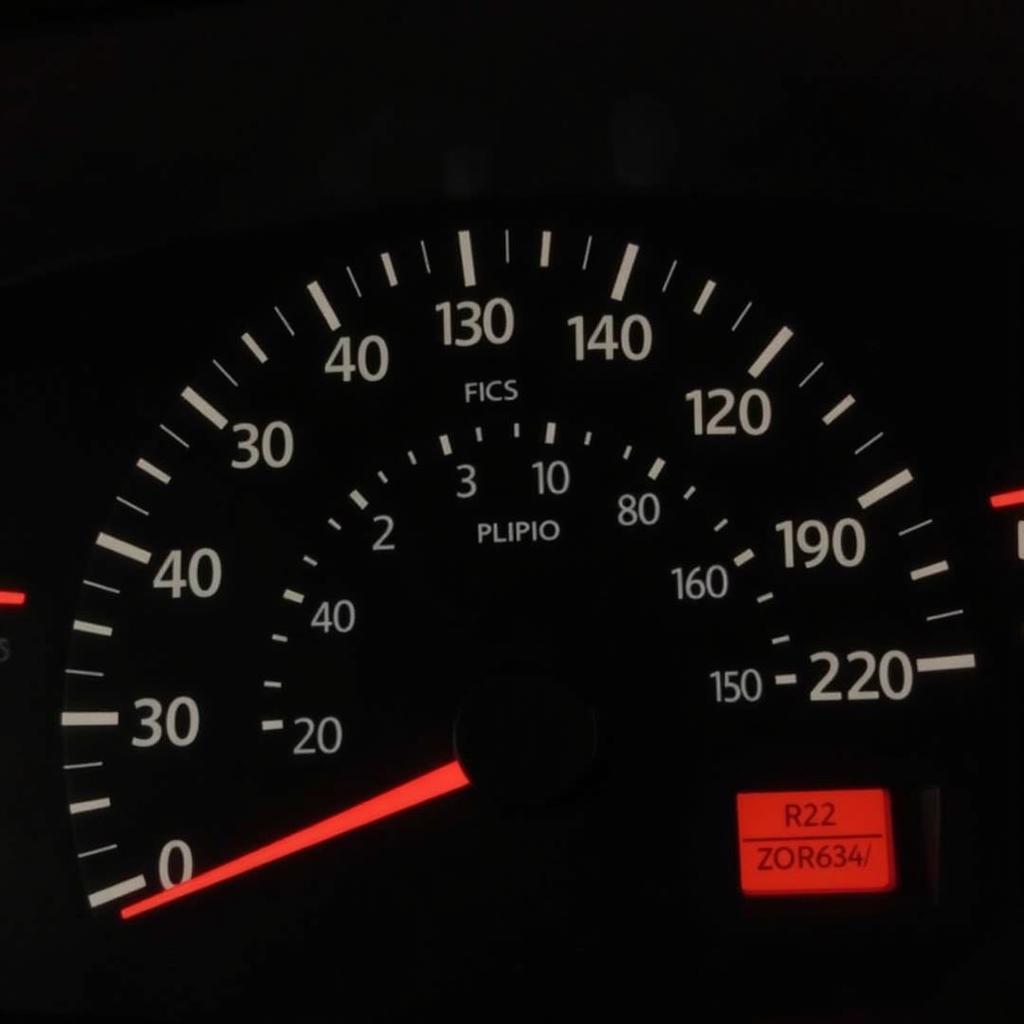 2006 Honda Pilot Dashboard with Brake Light Warning