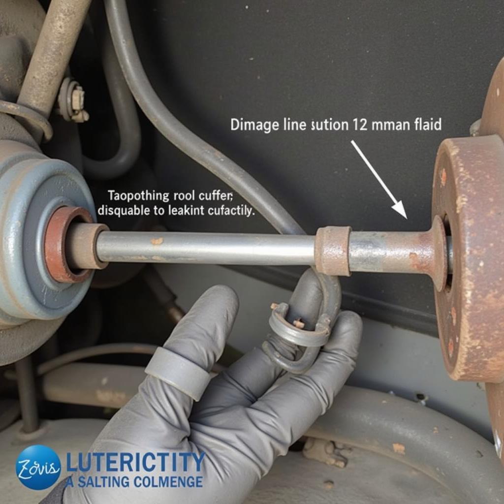 Leaking Brake Line in a 2006 Silverado