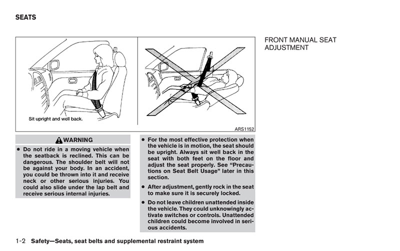 2008 Nissan Xterra Car Manual