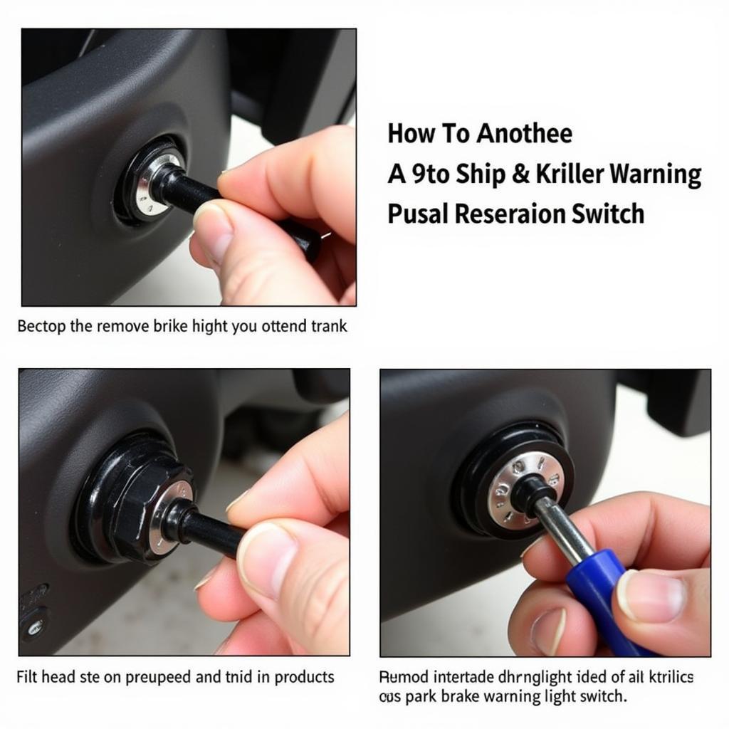 Replacing the Parking Brake Warning Light Switch on a 2009 Nissan Altima