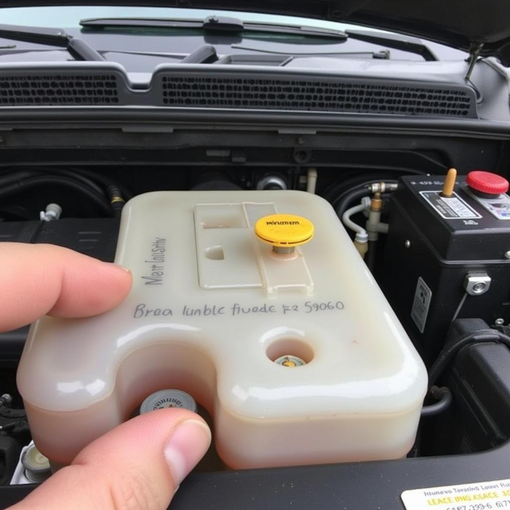 2009 Jeep Liberty Brake Fluid Reservoir Check