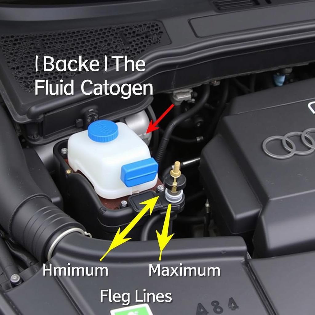 2012 Audi A6 brake fluid reservoir check