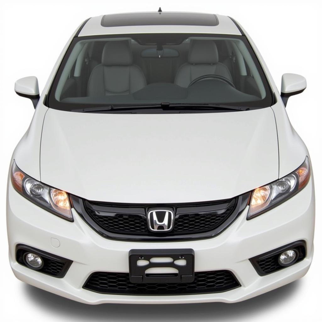 Location of Front Sensors on a 2013 Honda Civic