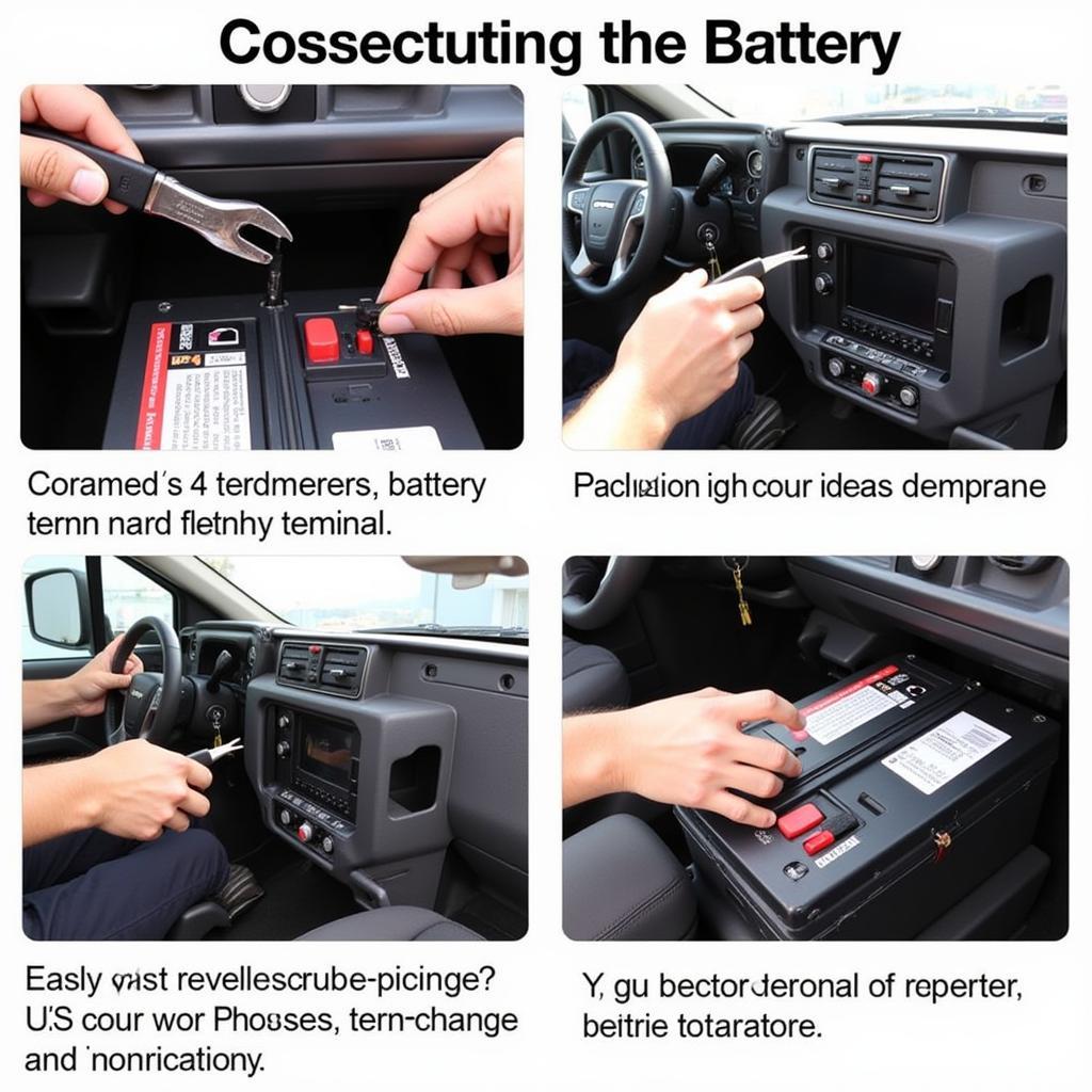 Disconnecting and Reconnecting the Battery in a 2015 GMC Sierra