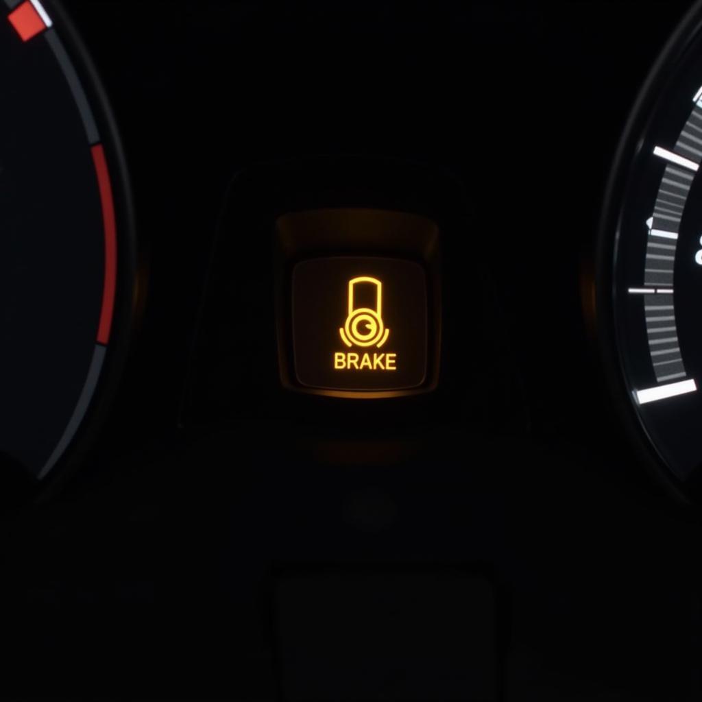 Brake System Warning Light on Honda CRV Dashboard