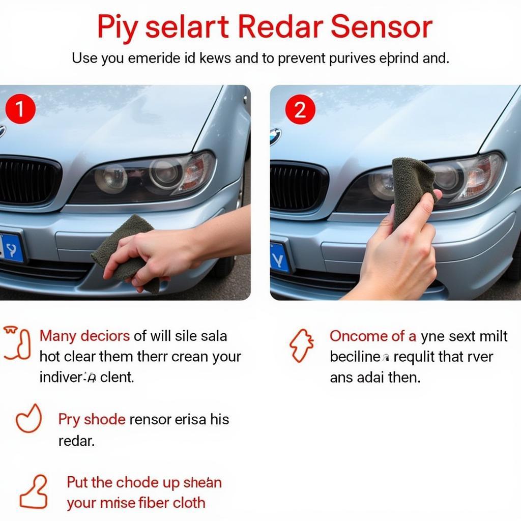 Cleaning a Car Sensor to Fix 258 collis.warn sys