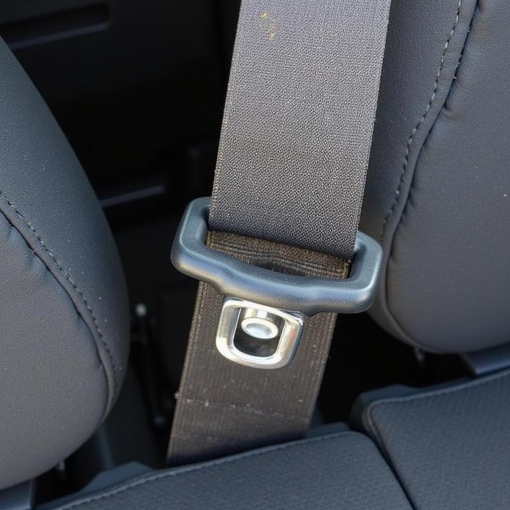 Seat Belt Buckle Close-Up