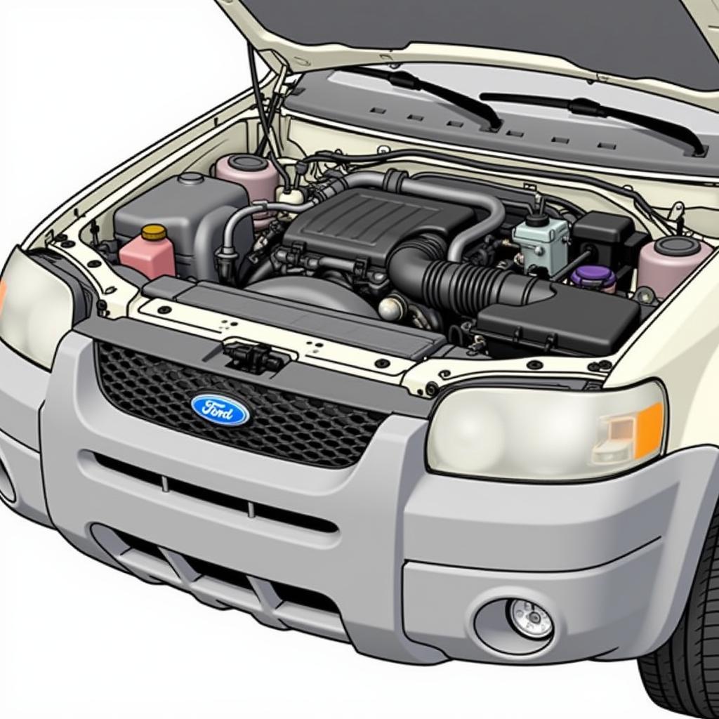 Ford Escape ABS Control Module Location