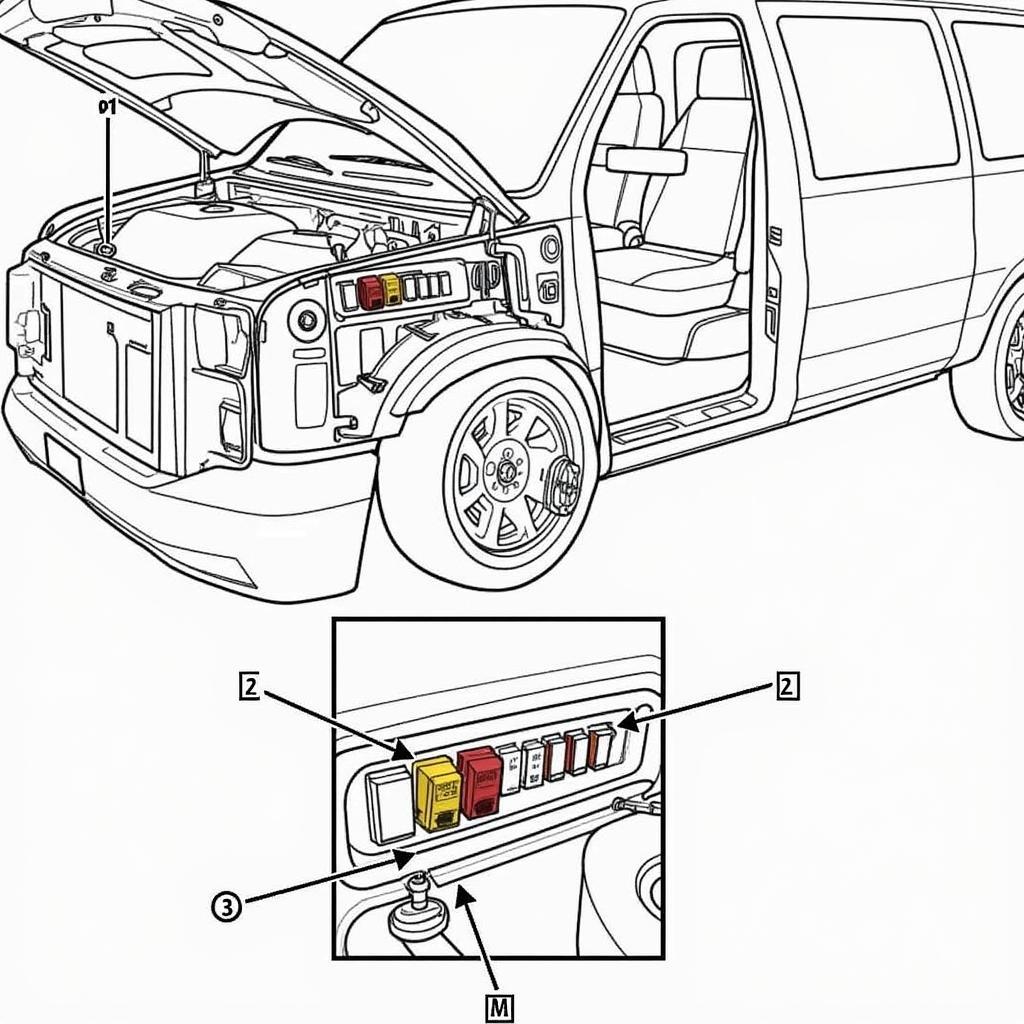 04 Astro Van ABS Fuse Box Location and Identification