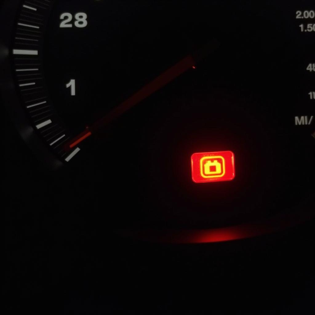 Airbag Warning Light on Seat Ibiza Instrument Cluster