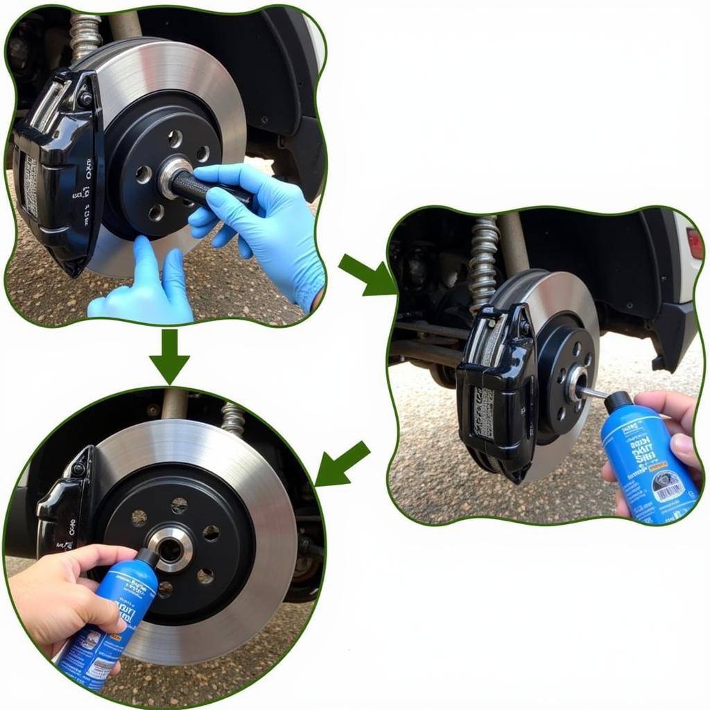 Applying Disc Brake Seal Cleaner Safely