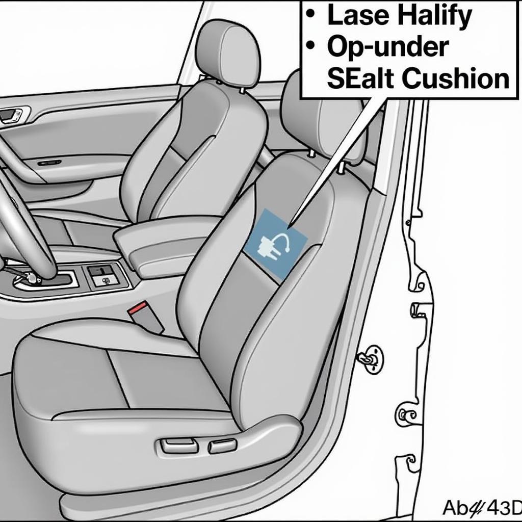 Passenger Seat Occupancy Sensor Location