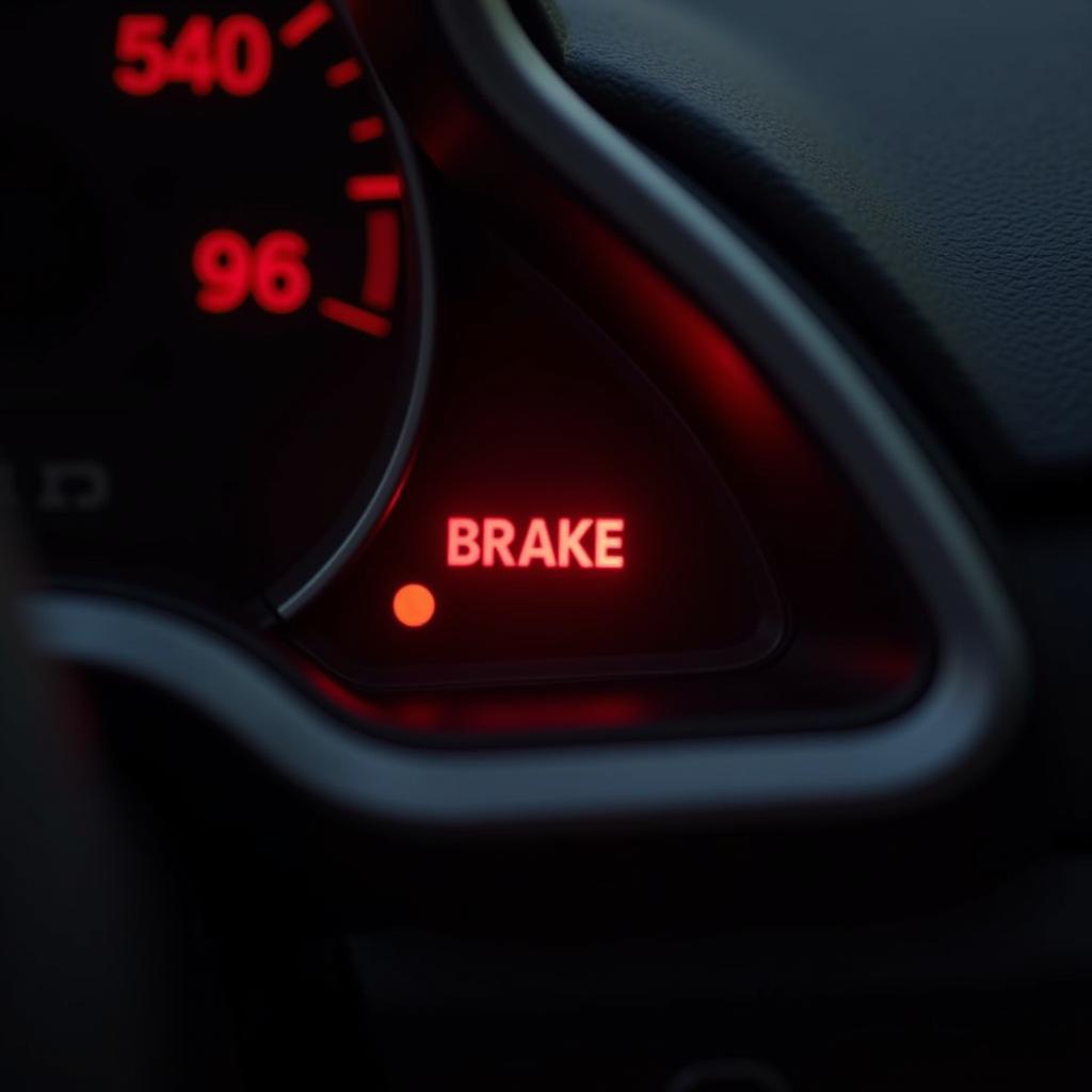 Audi A3 Red Brake Warning Light on Dashboard