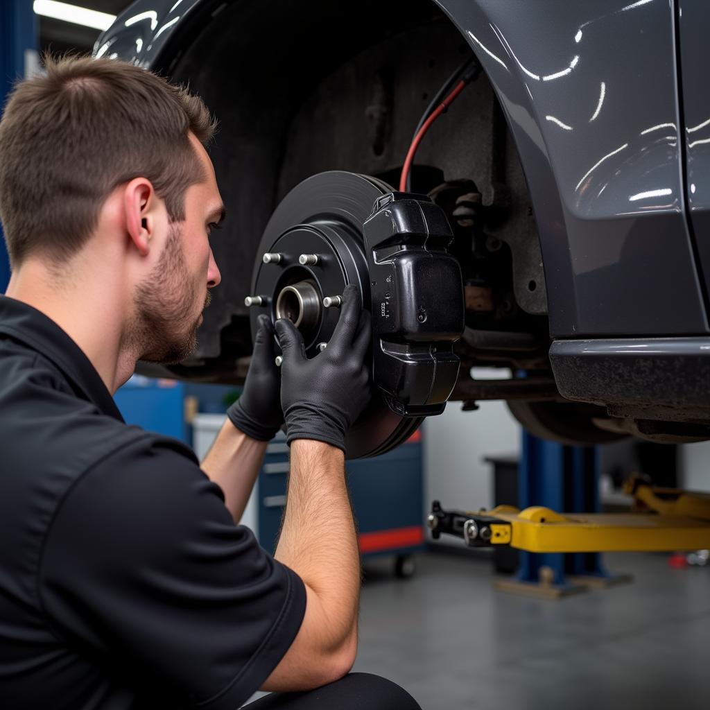 Replacing Brake Pads on Audi A4