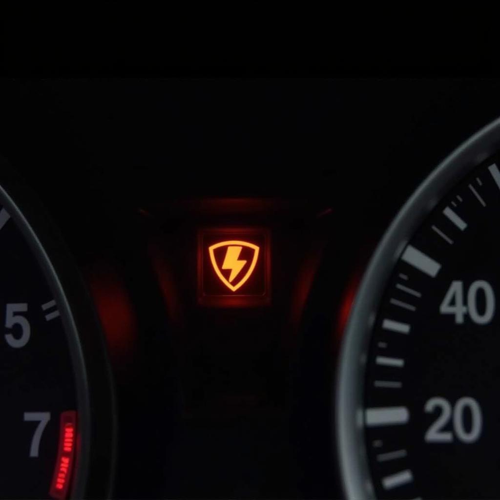 Audi A6 Brake Warning Light Display