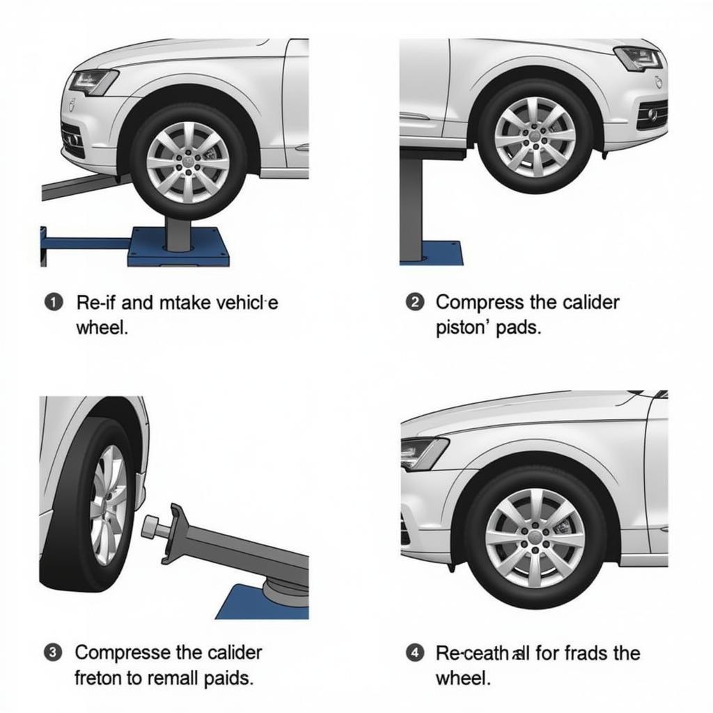  Replacing Audi A8 Brake Pads 