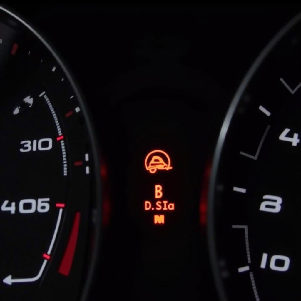 Dashboard Warning Lights on an Audi