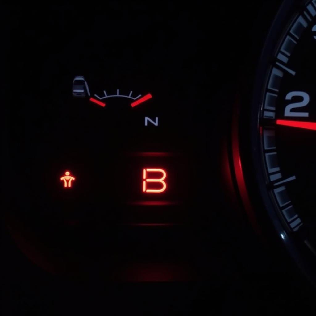 Audi Rear Brake Light Warning Dashboard