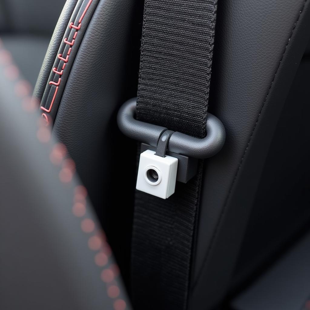 Audi Seat Belt Buckle Sensor Close Up